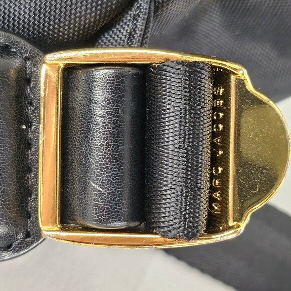 MARC JACOBS Nylon Varsity Mini Backpack, Black - Chic and Compact - Picture 15 of 16